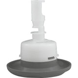 Jet Intl, BWG Cyclone Luxury, 3-1/2"fd, Dir, Txt Scal, Gry : 9844WW