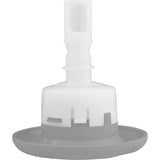 Jet Intl, BWG Cyclone Lux, 3-1/2"fd, Roto, Txt Scal, Gry : 9846WW