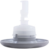 Jet Intl, BWG Cyclone Lux, 4-1/8"fd, Dir, Txt Scal, Gry : 9845WW