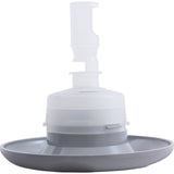 Jet Intl, BWG Cyclone Lux, 4-1/8"fd, Dir, Txt Scal, Gry : 9845WW