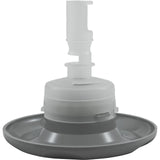 Jet Intl, BWG Cyclone Lux, 4-1/8"fd, Roto, Txt Scal, Gry : 9847WW