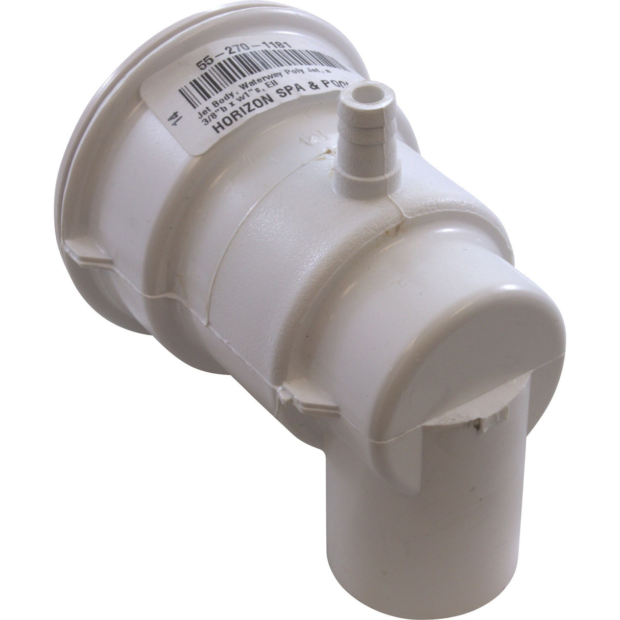 Jet Body, WW Poly Jet, a3/8"b, w1"s, Ell : 210-5770