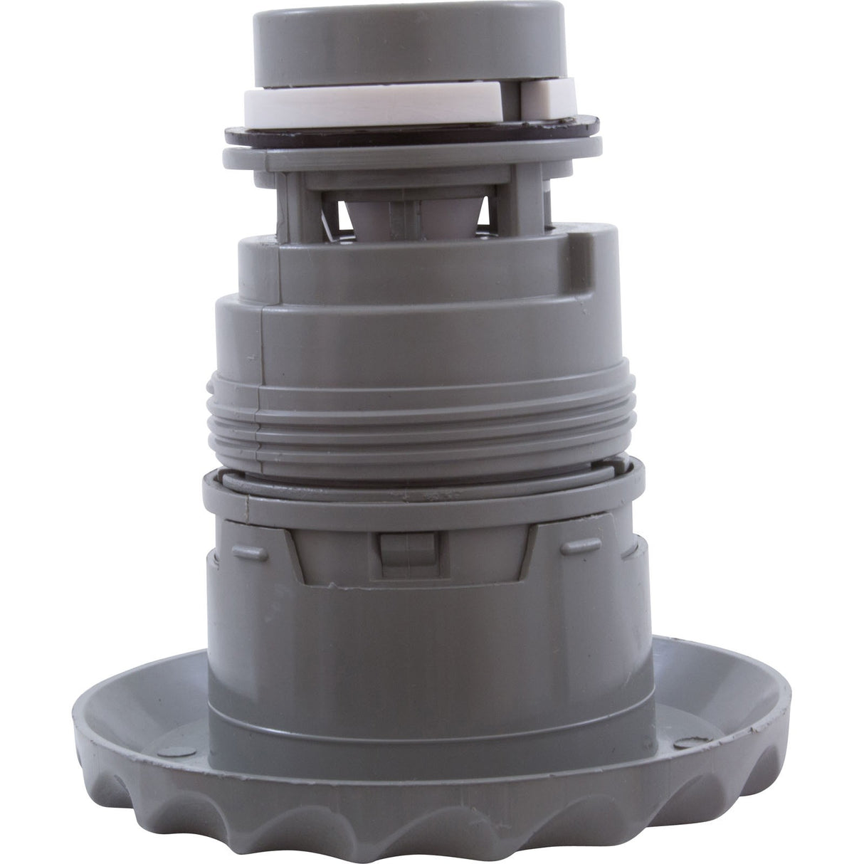 Jet Intl, WW Poly Jet, 3-3/8"fd, Pulsator, Dlx Scal, Gry : 210-6077