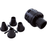 Nozzle, Waterway Poly Jet Caged Style, Directional, Black : 210-8751