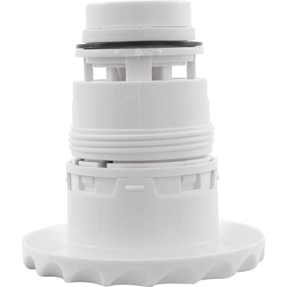 Jet Intl, WW Poly Jet, 3-3/8"fd, Roto, Dlx Scal, White : 210-6090