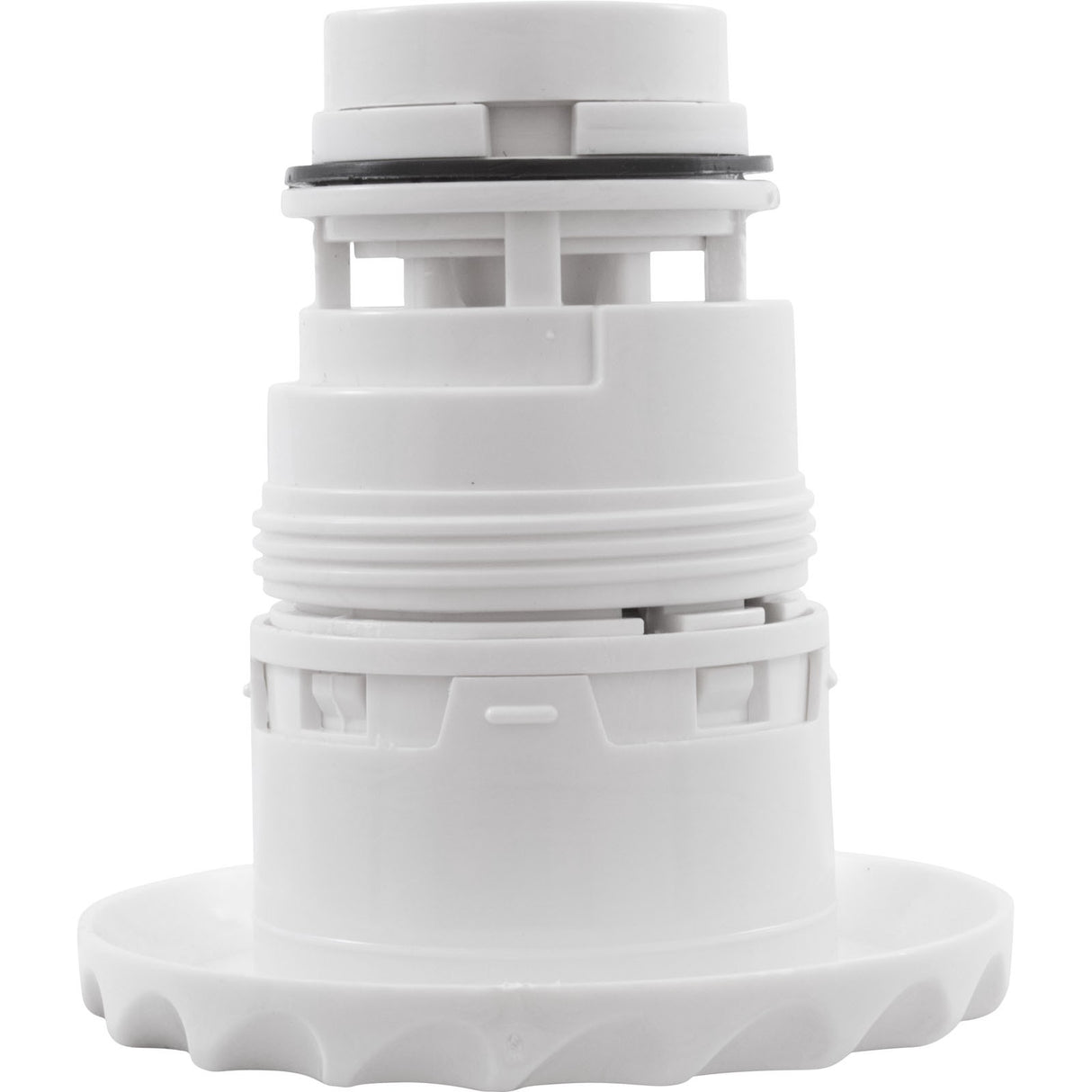 Jet Intl, WW Poly Jet, 3-3/8"fd, Roto, Dlx Scal, White : 210-6090