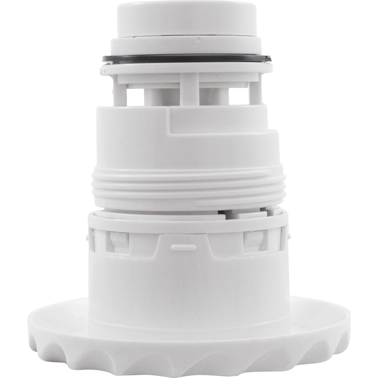 Jet Intl, WW Poly Jet, 3-3/8"fd, Roto, Dlx Scal, White : 210-6090