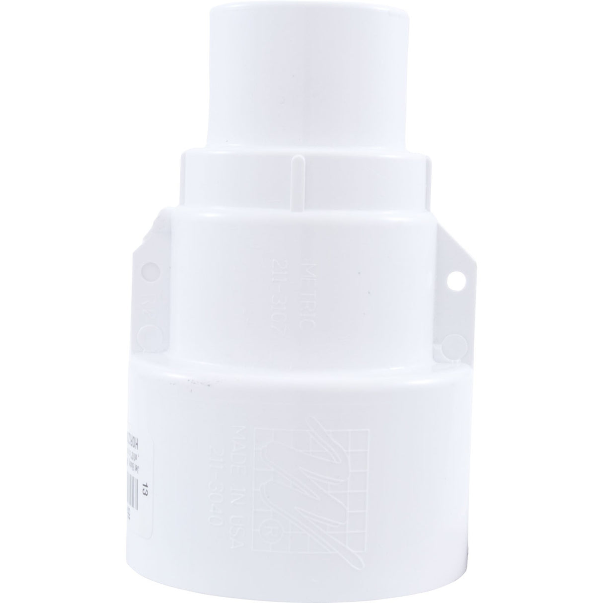 Jet Body Only, WW Storm Gunite, a1/2"s, w1-1/2"s, Str, Wht : 211-3040