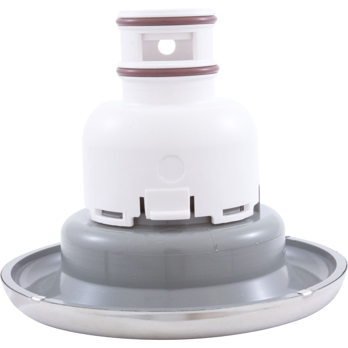 Jet Intl, WW Whirlpool, 5"fd, Dir, Smth, SS/Gry, Non-Adjustable : 212-2037S