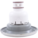 Jet Intl, WW Whirlpool, 5"fd, Dir, Smth, SS/Gry, Non-Adjustable : 212-2037S