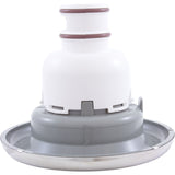 Jet Intl, WW Whirlpool, 5"fd, Dir, Smth, SS/Gry, Non-Adjustable : 212-2037S