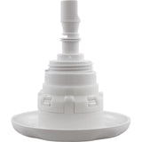 Jet Intl, WW Poly Storm, 4"fd, Twin Roto, Txt Scal, Wht, Thd : 229-8170
