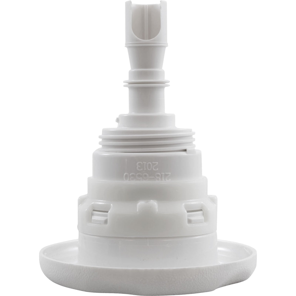 Jet Intl, WW Poly Storm Gun, 3-3/8"fd, Mass, Txt Scal, Wht, Thd : 229-8030