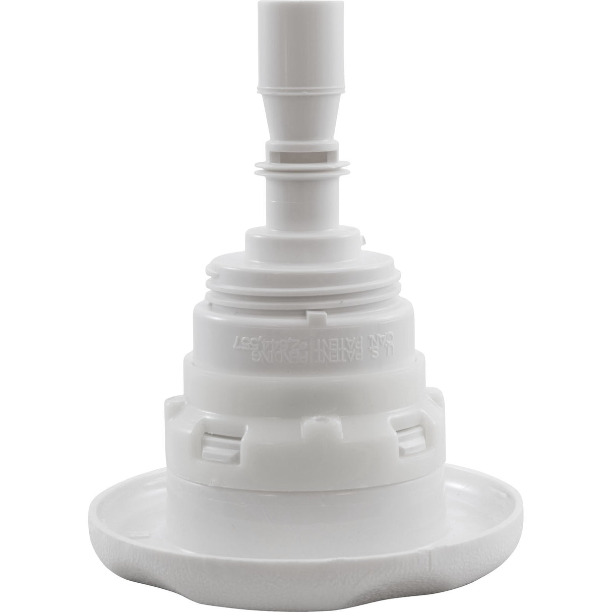 Jet Intl, WW Poly Storm Gun, 3-3/8"fd, Mass, Txt Scal, Wht, Thd : 229-8030