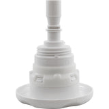 Jet Intl, WW Poly Storm Gun, 3-3/8"fd, Mass, Txt Scal, Wht, Thd : 229-8030