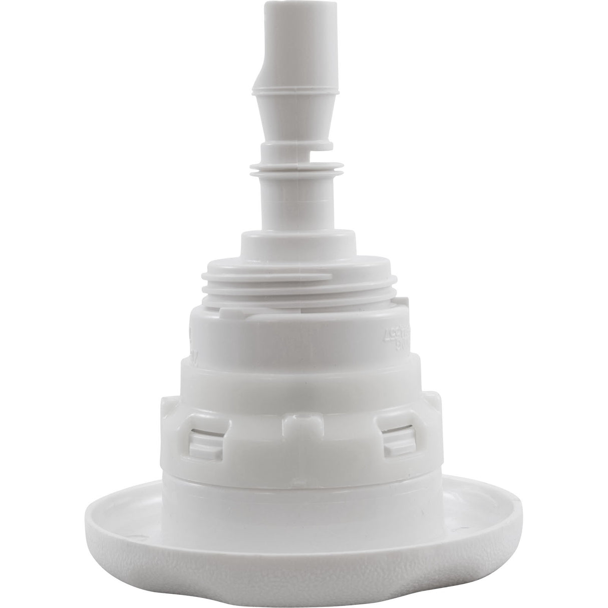 Jet Intl, WW Poly Storm Gun, 3-3/8"fd, Mass, Txt Scal, Wht, Thd : 229-8030