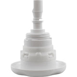 Jet Intl, WW Poly Storm Gun, 3-3/8"fd, Mass, Txt Scal, Wht, Thd : 229-8030