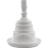 Jet Intl, WW Poly Storm Gun, 3-3/8"fd, Mass, Txt Scal, Wht, Thd : 229-8030