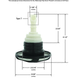 Jet Intl, WW Poly Storm, Swrl, 3-5/8"fd, Dir, DkGry/LtGry/Bk, Thd : 229-4029DSGPS-1