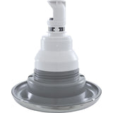 Jet Intl, WW Power Storm, 5"fd, Massage, Smth, SS/Gry, Thd : 229-7747S
