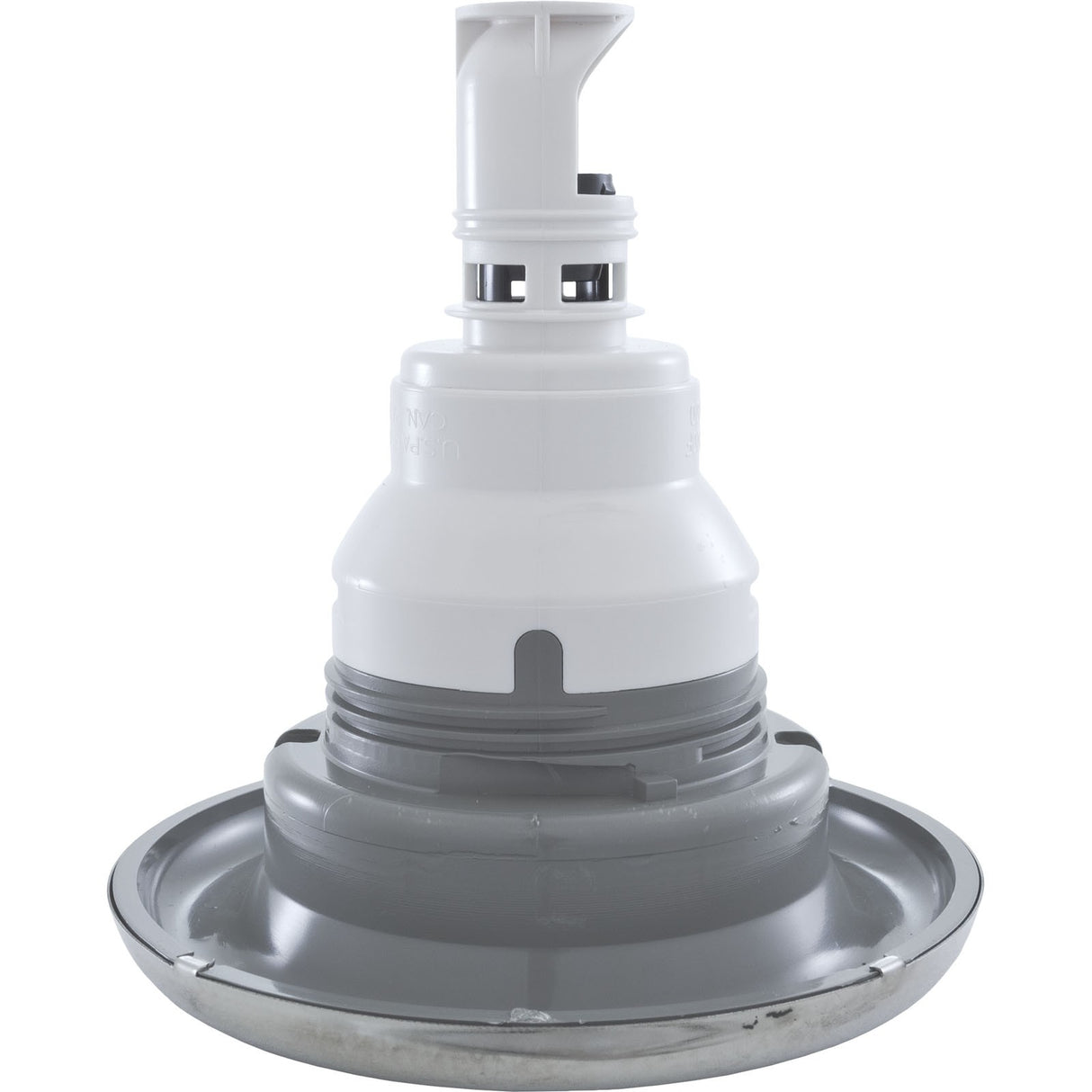 Jet Intl, WW Power Storm, 5"fd, Massage, Smth, SS/Gry, Thd : 229-7747S