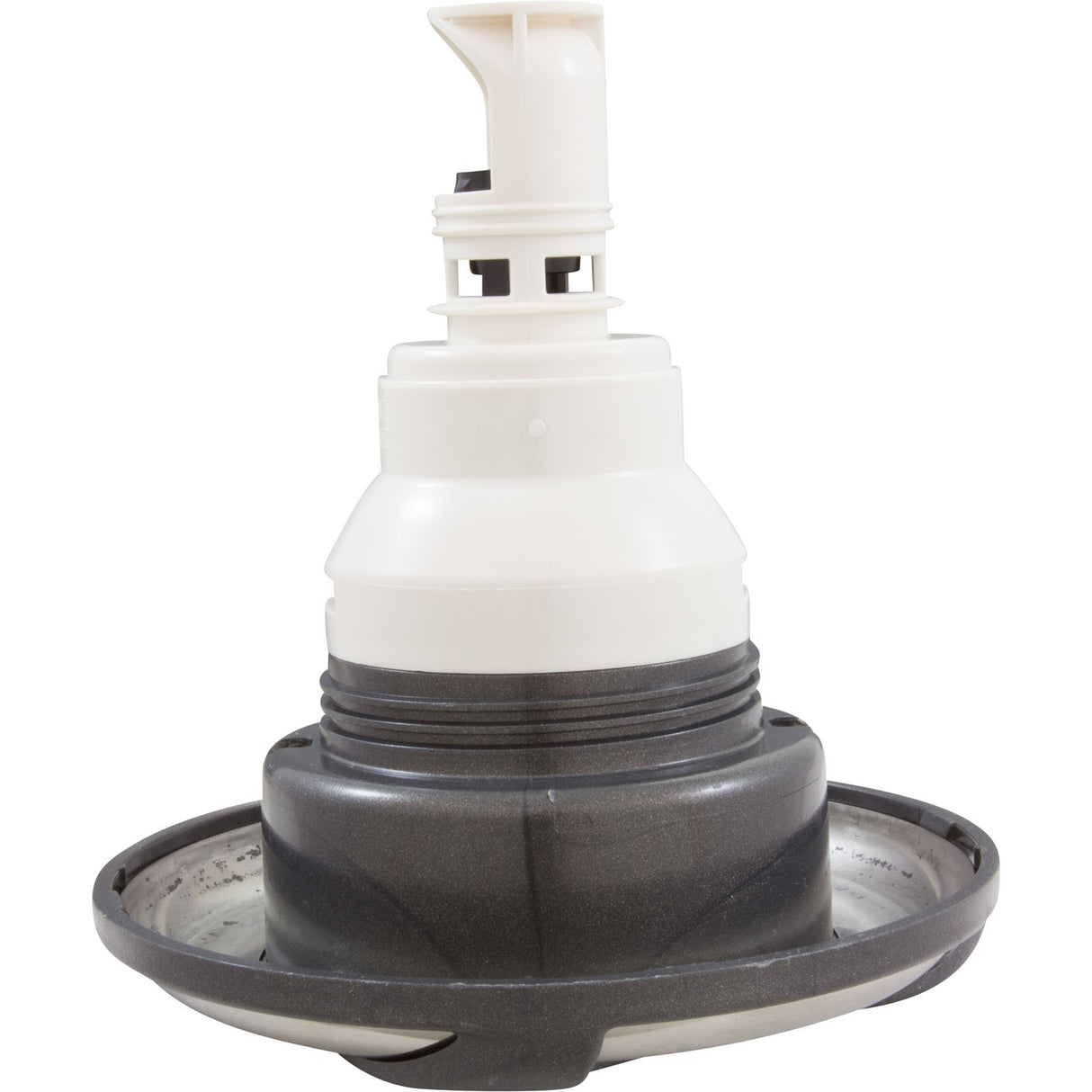 Jet Intl, WW Power Storm, Swrl, 5-1/4"fd, Fxd Roto, SS/DkGry, Thd : 229-6389DSG-1S