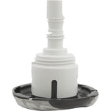 Jet Intl, WW Mini Storm, 3-1/4"fd, Dir, Luxe, SS/Dk Gry, Thd : 239-2309S-DSG