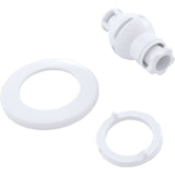 Nozzle, BWG/HAI Freedom, w/Escutcheon, White : 10-FS00TA WHT