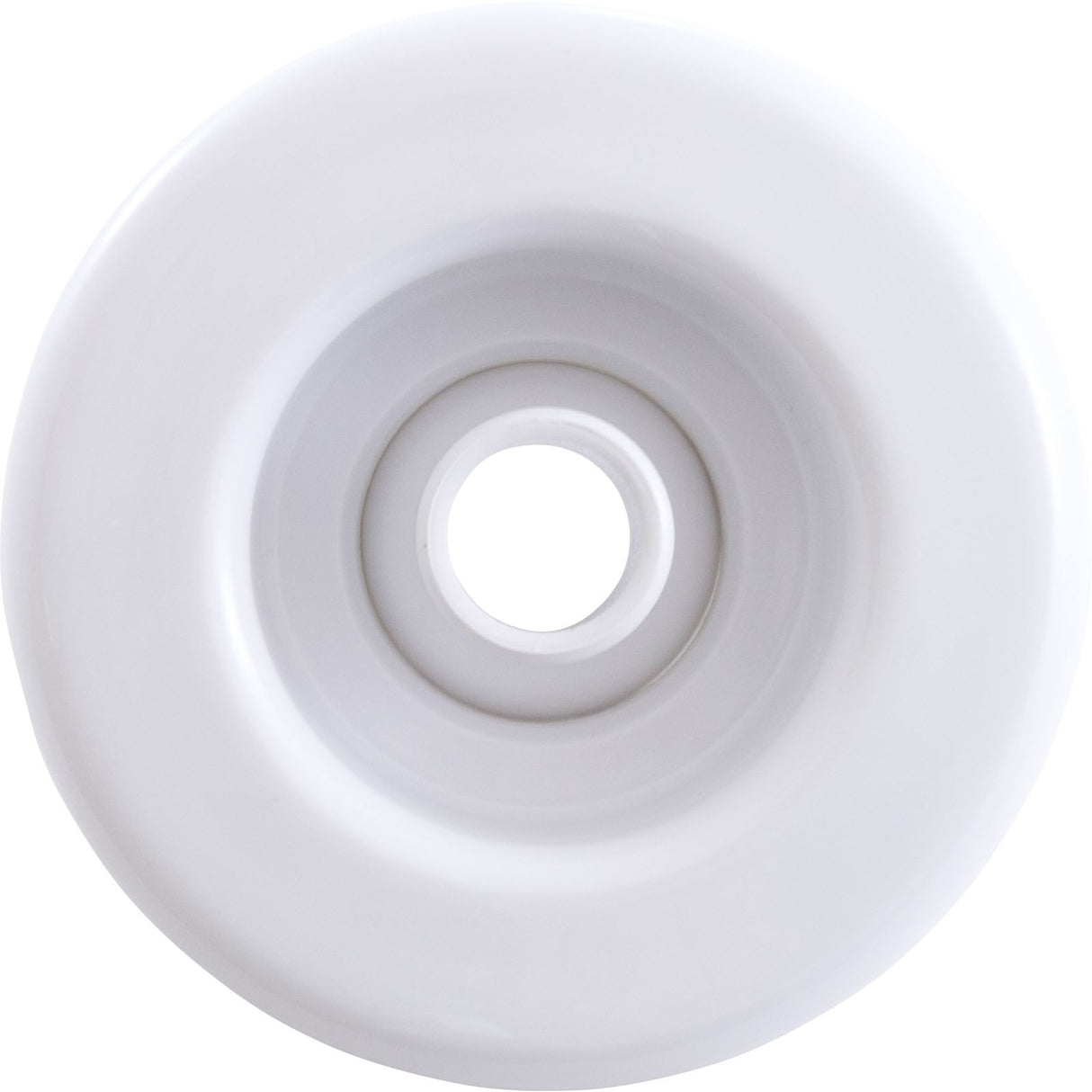 Escutcheon, BWG Convertassage, w/Dir Eyeball, Smth, White : 10-4505WHT