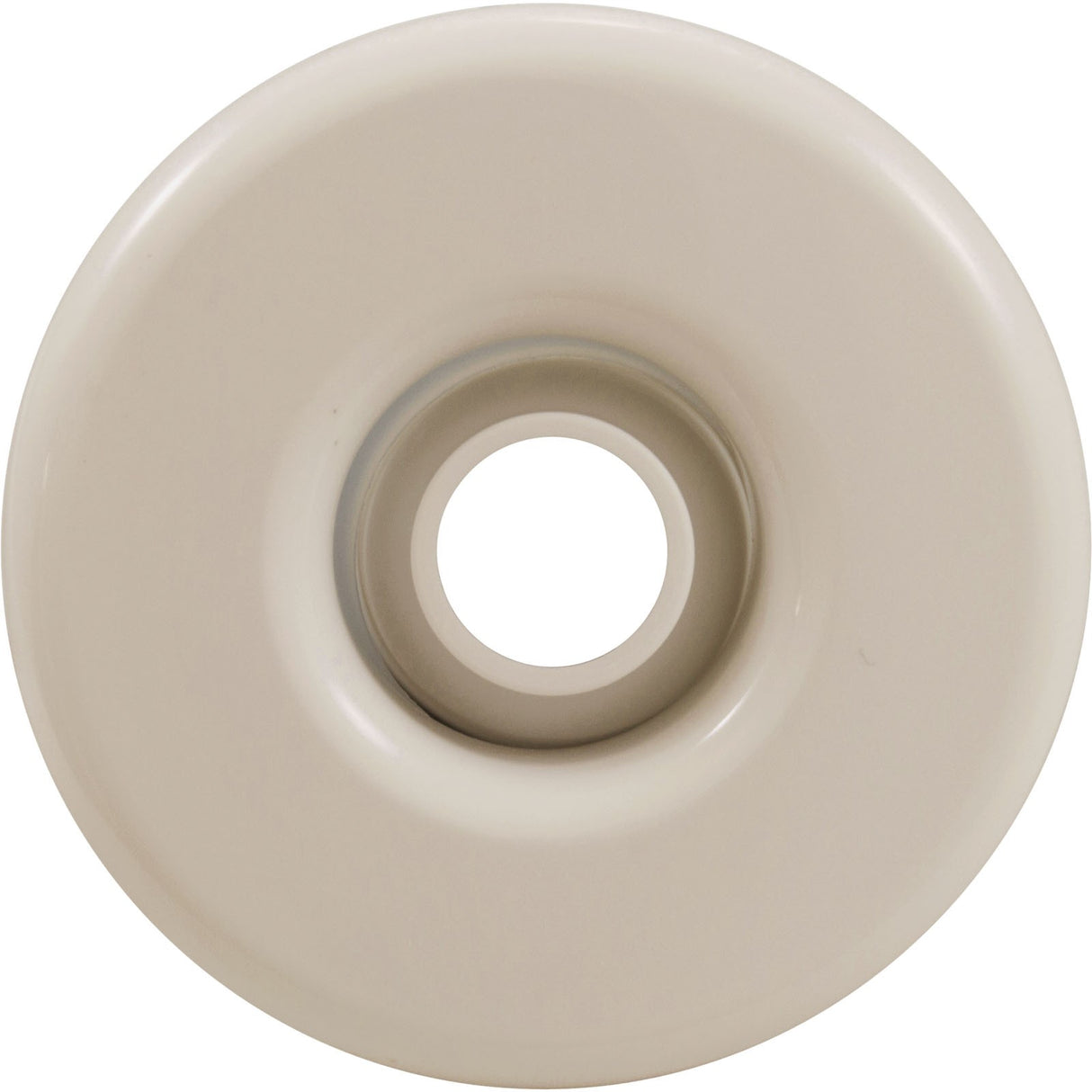 Escutcheon, BWG/HAI Slimline, Smth, w/Dir Eyeball, Biscuit : 10-3955BIS