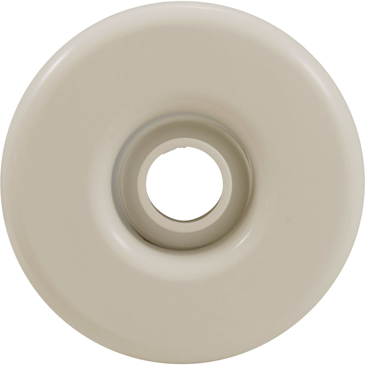 Escutcheon, BWG/HAI Slimline, Smth, w/Dir Eyeball, Biscuit : 10-3955BIS