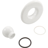 Escutcheon, BWG/HAI Slimline, Smth, w/Dir Eyeball, White : 10-3955WHT