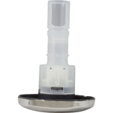 Jet Intl, Jacuzzi/Sun DV Jet, 2"fd, Pulsator, Smth Scal, SS/Gry : 2540-245