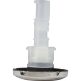 Jet Intl, Jacuzzi/Sun DV Jet, 2"fd, Pulsator, Smth Scal, SS/Gry : 2540-245