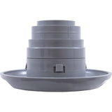Jet Intl, CMP Spa, 4-1/8"fd, Dir, Smth Scal, Gry : 23540-111-000