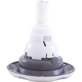 Jet Intl, CMP Typhoon 500, 5"fd, 7 Port, Scalloped, SS/Graph Gry : 23452-142-000