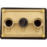 Light Junction Box, Pentair,  (3) 3/4" Ports, Brass Base : 78310600