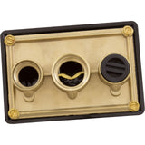 Light J-Box, Pent,  (2) 3/4" Ports, (1) 1/2" Port, Brass Base : 78310700