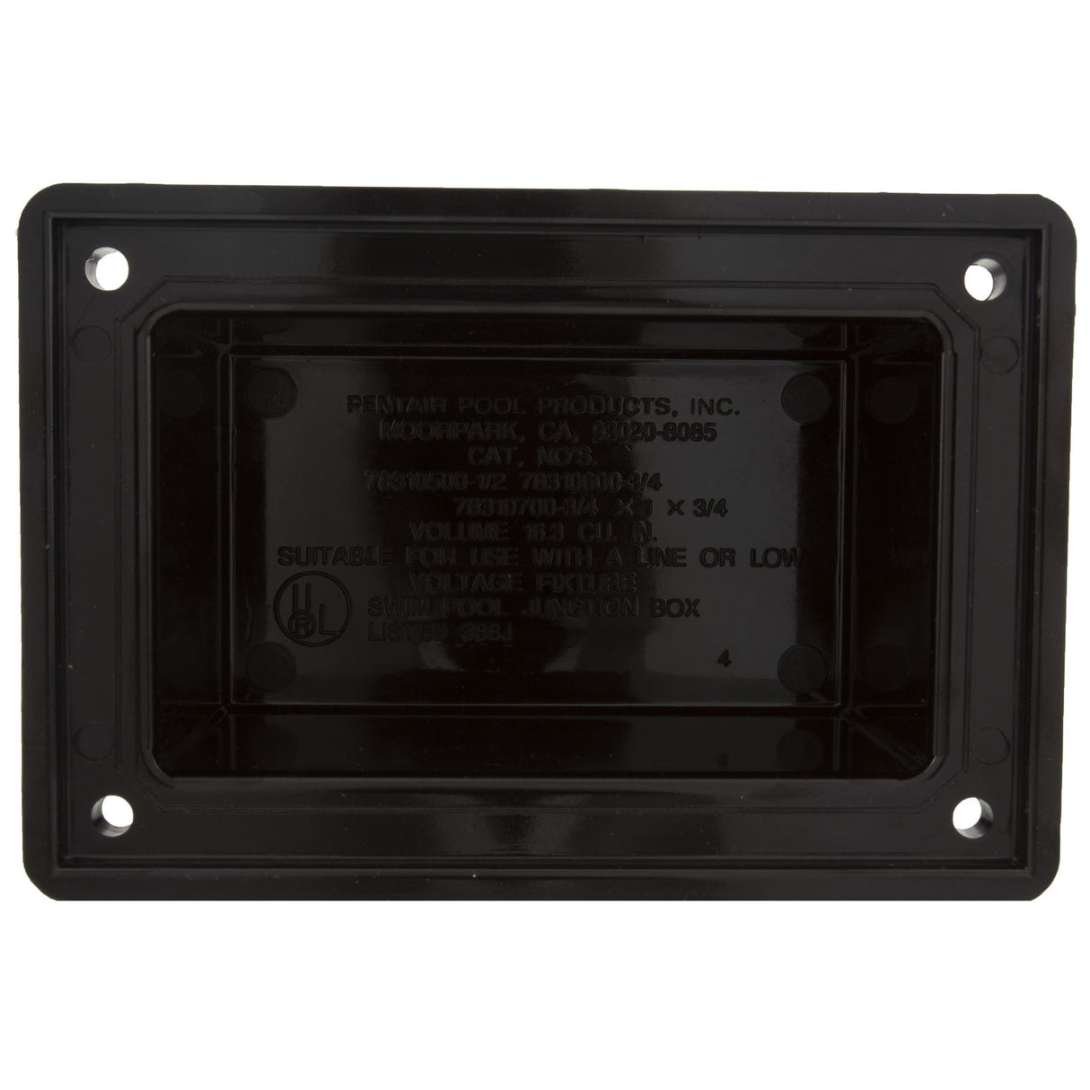 Junction Box Cover, Pentair, American Products, Black : 79303100