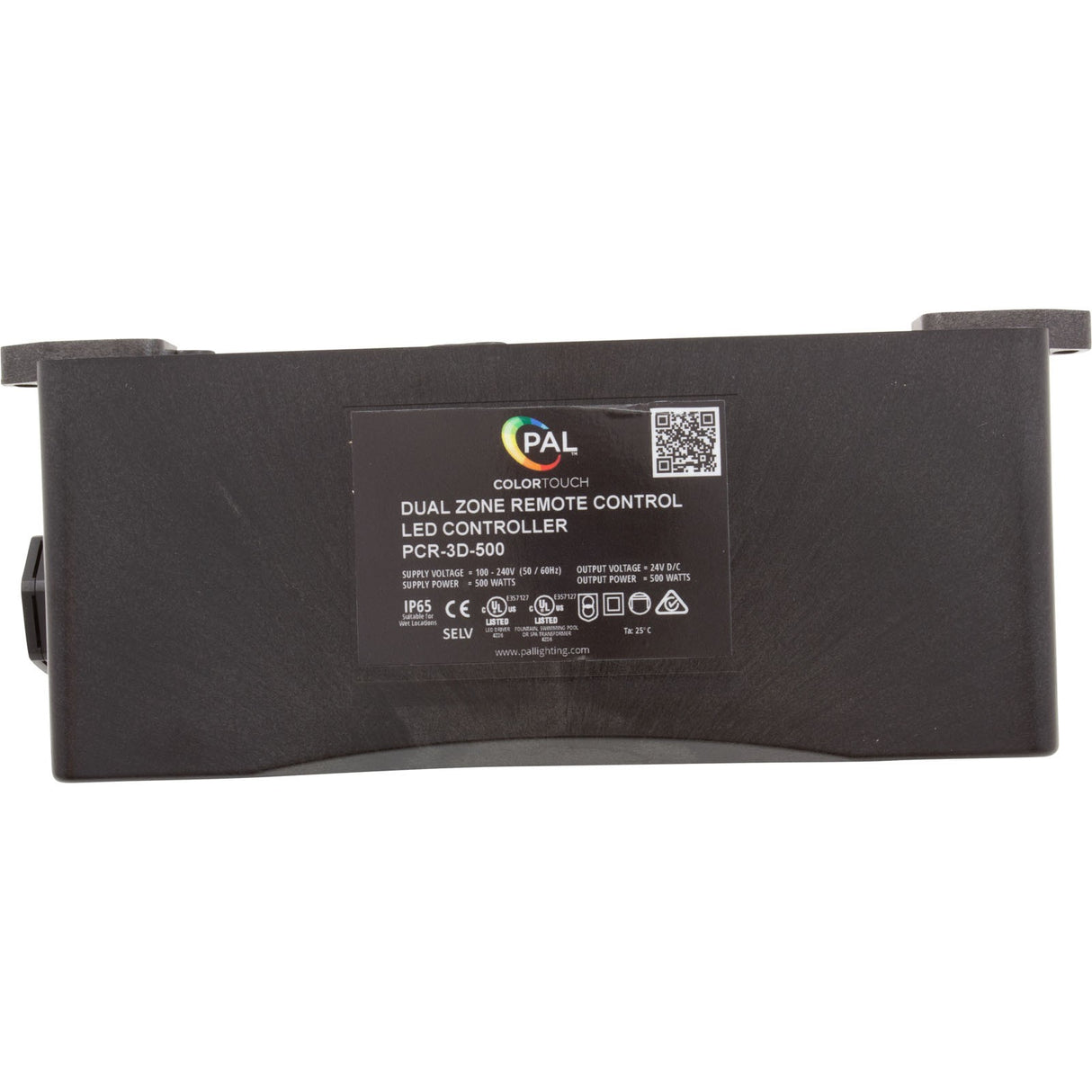 PAL 500W Multi Color Dual Zone Remote Ctrl Xfrmr WiFi 24VDC : 64-PCR-3DW-500