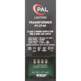 PAL PC-2T 2-Wire Transformer, 12 VDC Output, 55 Watt : 42-PC-2T-60