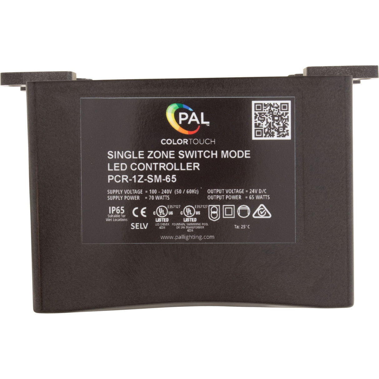 PAL 65W MuliColor Sgl Zone Switch Mode Control Xformer 24VDC : 64-PCR-1Z-SM-65