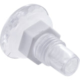 Light Wall Fitting, RD, Mini POL, 1/2"hs, 1"fd, Clear, 00019 : 143000-00019