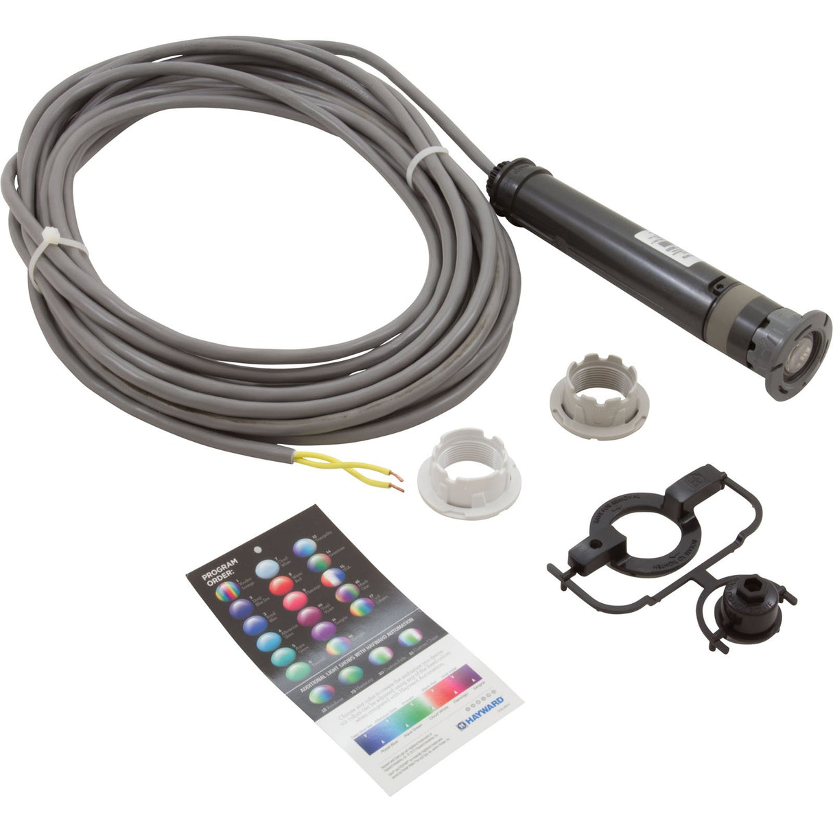 Pool/Spa Light, Hayward Colorlogic 320, LED, 1.5", 12V, 30ft : LACUS11030