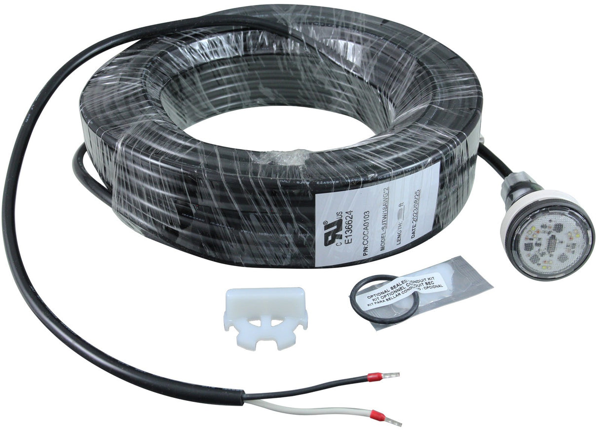 Pool Light, Pentair MicroBrite LED, White, 12v, 100ft : 620429
