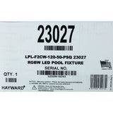 Pool Light, Color Splash XGW 500, RGBW LED, 115V, 58W, 50ft, SQ : LPL-F2CW-120-50-PSQ