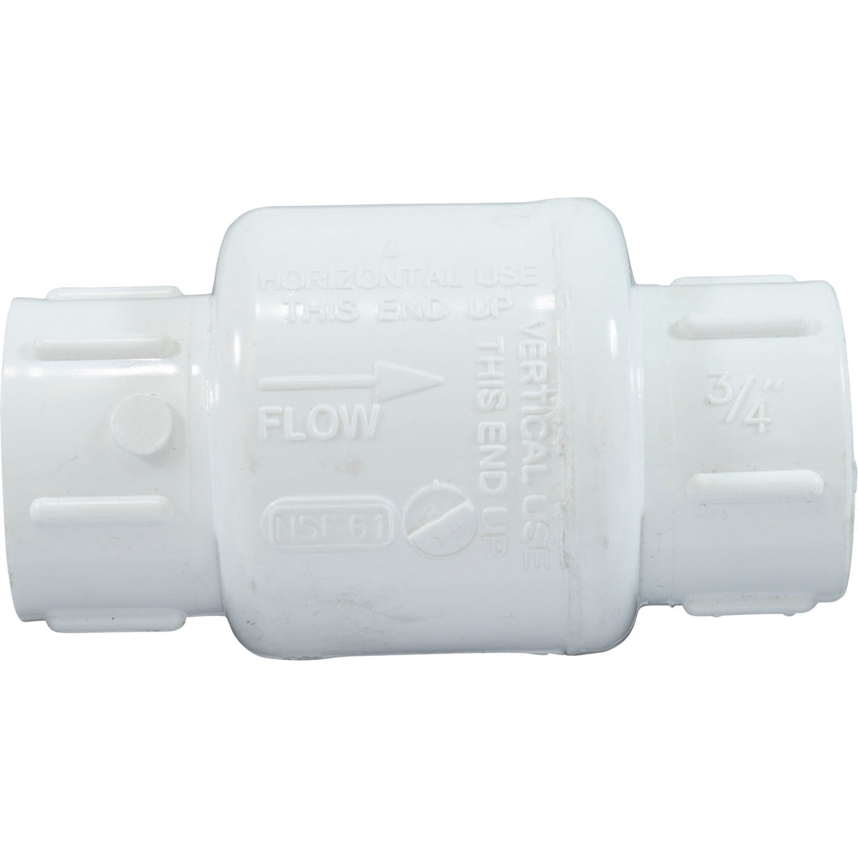 Swing Check Valve, 3/4" S X S : 1520-07 - Flo Control - 670686520071 - PartsForSpas.com