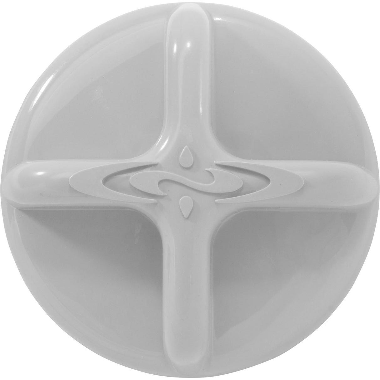 Knob, Selector Valve, Skirted, White : 1522-51W - Dimension One - 1522-51W - PartsForSpas.com