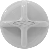 Knob, Selector Valve, Skirted, White : 1522-51W - Dimension One - 1522-51W - PartsForSpas.com