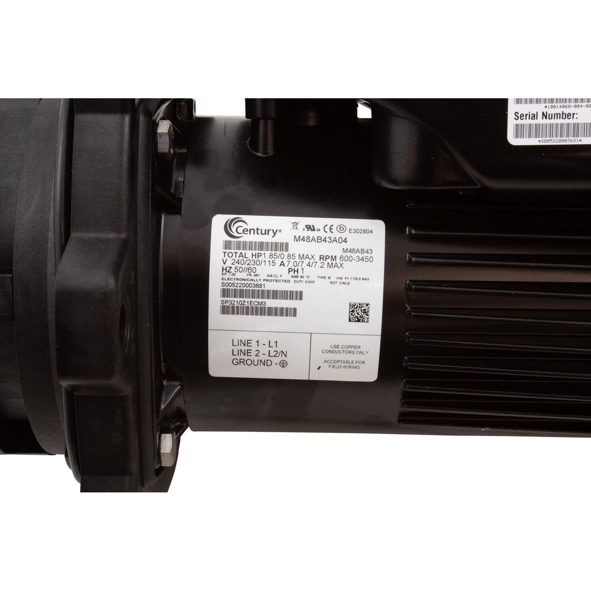 Power End, Hayward, Tristar VS, No Display : QPX3202Z1VSPE